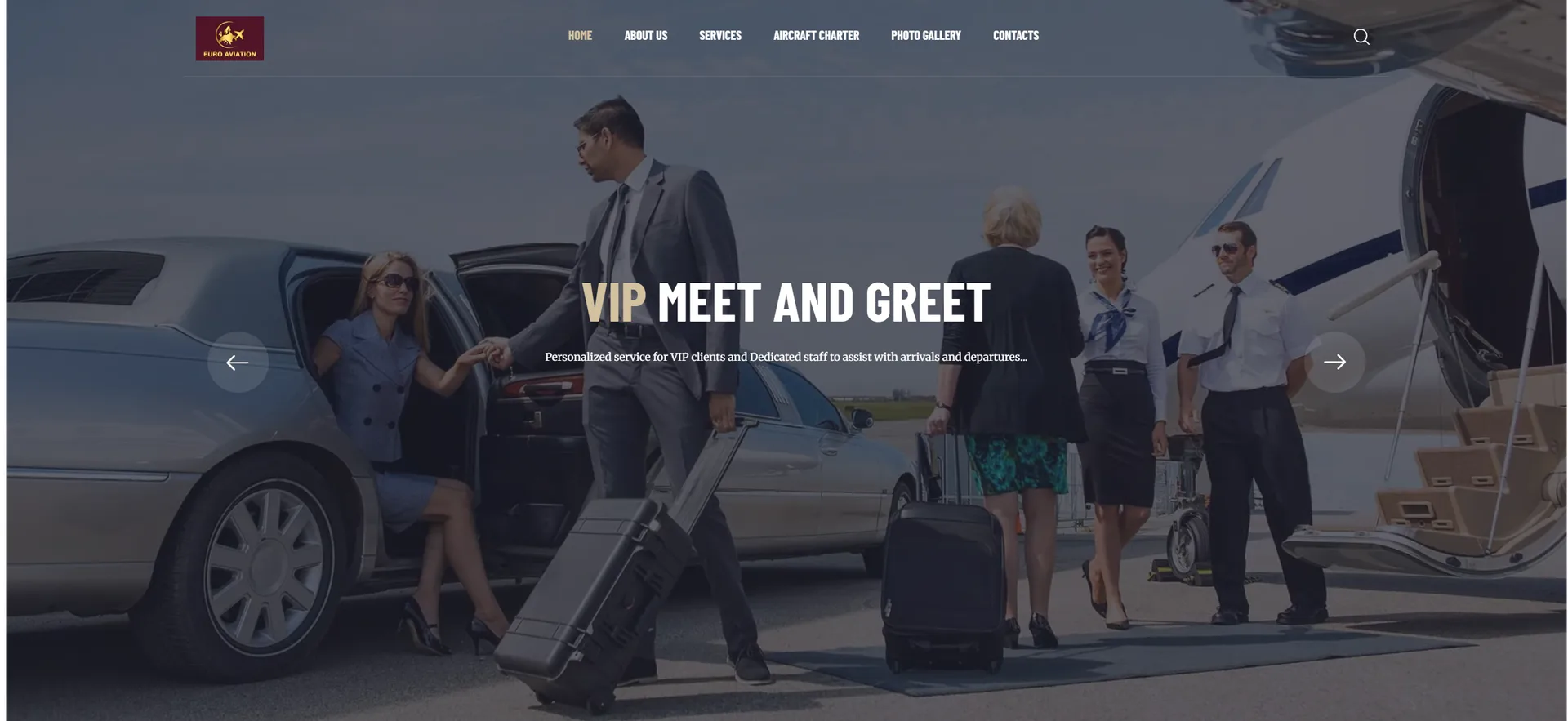 Euro Aviation — VIP meet and greet